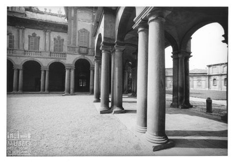 Cortile di Palazzo Nuovo nel Castello di Brignano
