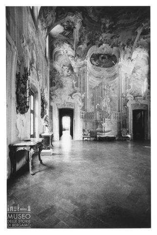 Interno di Palazzo Nuovo nel Castello di Brignano