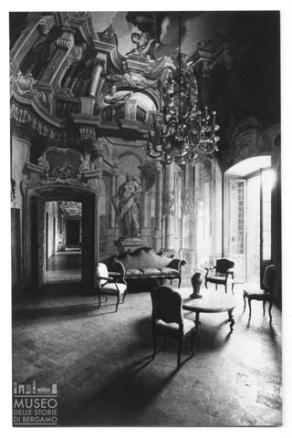 Interno di Palazzo Nuovo nel Castello di Brignano
