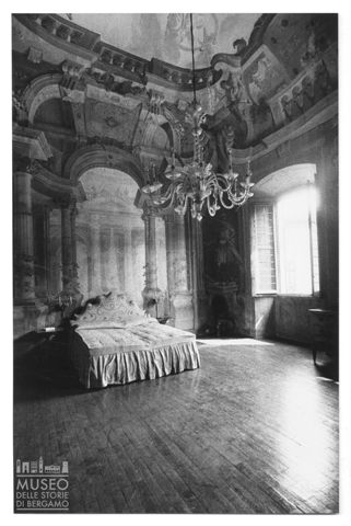 Camera da letto a Palazzo Nuovo nel Castello di Brignano