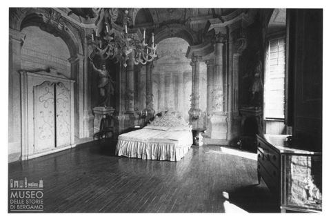 Camera da letto a Palazzo Nuovo nel Castello di Brignano