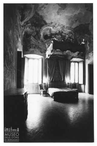 Camera da letto a Palazzo Nuovo nel Castello di Brignano