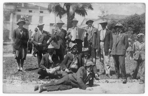 Ritratto di gruppo di alpini
