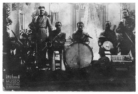 Ritratto di gruppo di musicisti