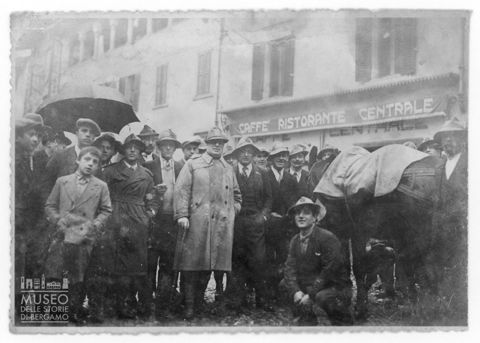 Ritratto di gruppo di alpini