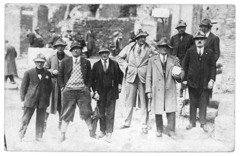 Ritratto di gruppo di alpini