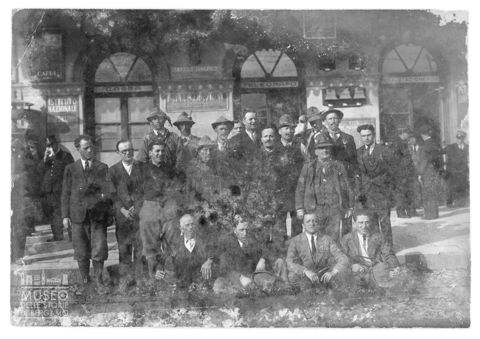 Ritratto di gruppo di alpini