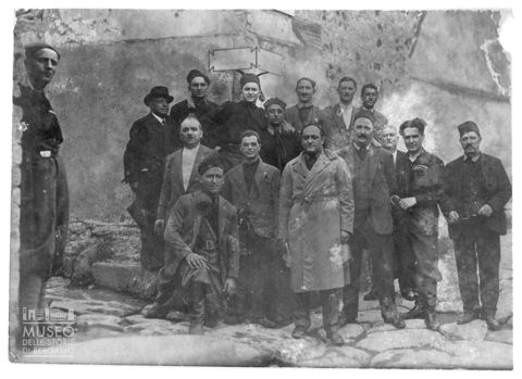 Pompei, ritratto di gruppo