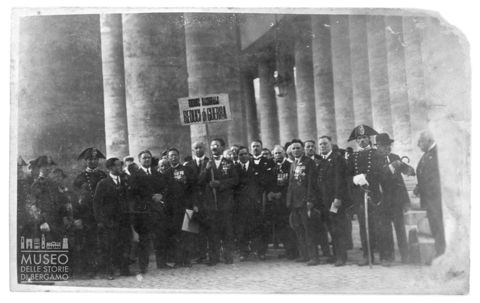 Ritratto di gruppo di reduci di guerra