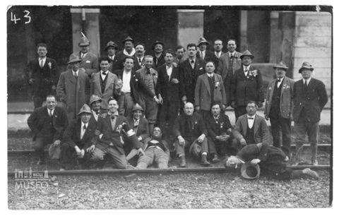 Ritratto di gruppo di alpini