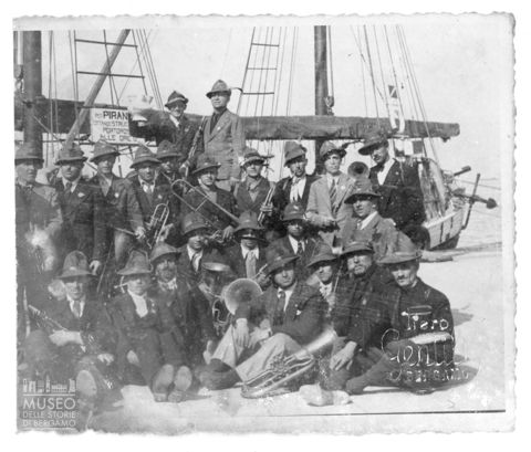 Ritratto di gruppo di alpini