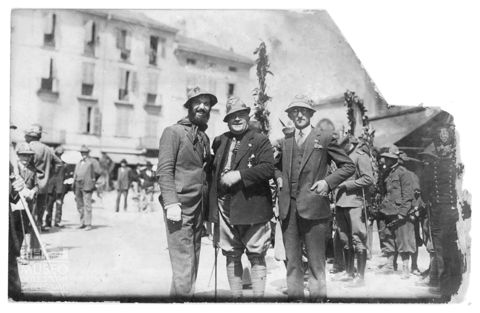 Ritratto di gruppo di alpini