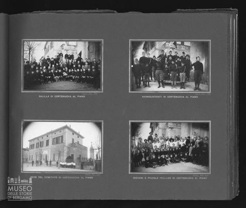 Ritratti di balilla, avanguardisti, piccole e giovani italiane