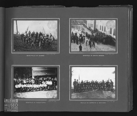Ritratti di avanguardisti, balilla e giovani italiane