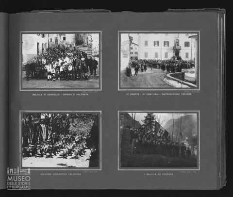 Ritratti di avanguardisti, balilla e giovani italiane