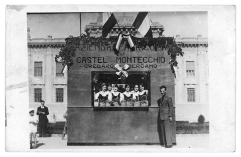 Bergamo, banco commerciale di un'azienda agricola