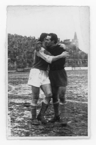 Bergamo, calciatori in campo