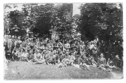 Gruppo di bersaglieri della sezione di Curdomo