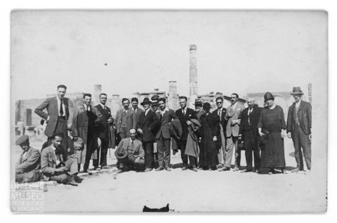Pompei, ritratto di gruppo