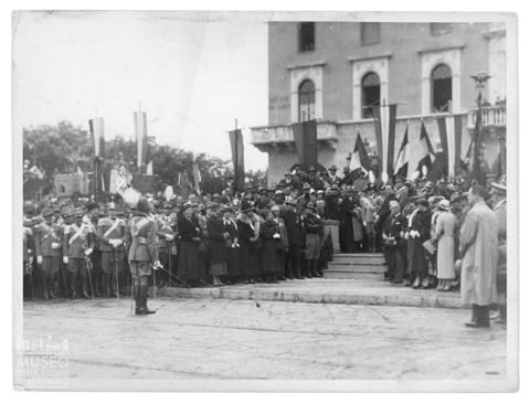 Bergamo, manifestazione in piazza Cavalieri di Vittorio Veneto