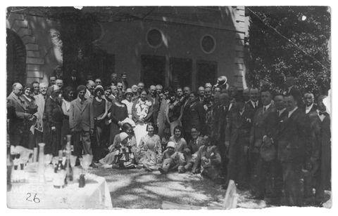 Ritratto di gruppo a Castel Montecchio