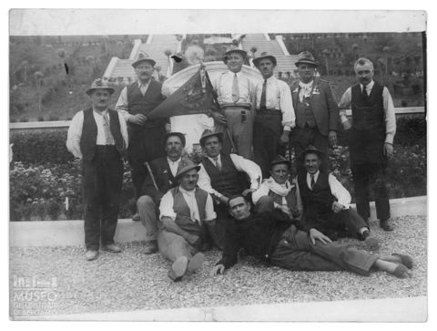 Ritratto di gruppo di alpini