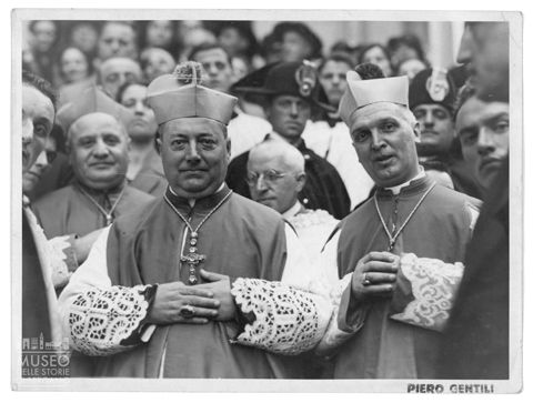 Ritratto di Adriano Bernareggi e Gustavo Testa