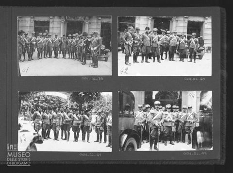 Ritratti di gruppi di militari