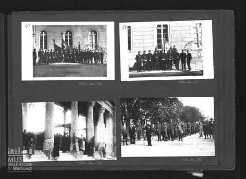 Ritratti di gruppo, commemorazione del 4 Novembre e sfilata militare