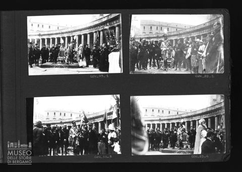 Il principe Umberto di Savoia al III raduno nazionale degli artiglieri a Napoli