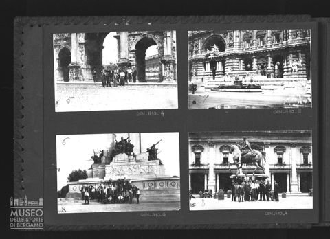 Gruppo del dopolavoro provinciale di Bergamo in visita a Roma