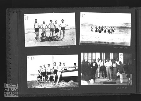 Ritratti di gruppo al mare