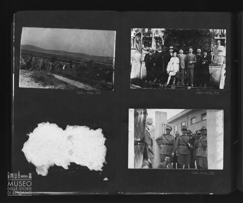 Visita ai cimiteri di guerra, visita a Trieste e ritratto di militari