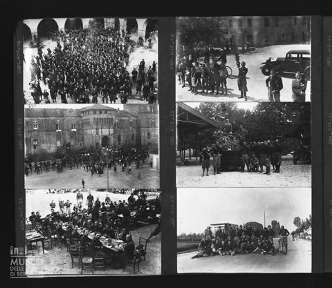 Viaggio di fascisti bergamaschi verso Forlì e Predappio