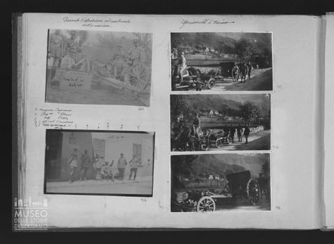 Militari ritratti in momenti quotidiani ed esercitazioni durante gli anni della Prima guerra mondiale