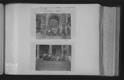 Ritratti di gruppo con militari e civili
