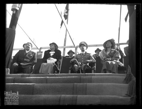 Il Duca di Bergamo siede in tribuna d'onore in occasione della Coppa 