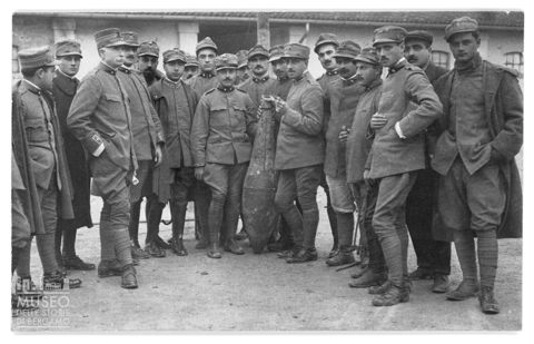 Ritratto di gruppo di militari
