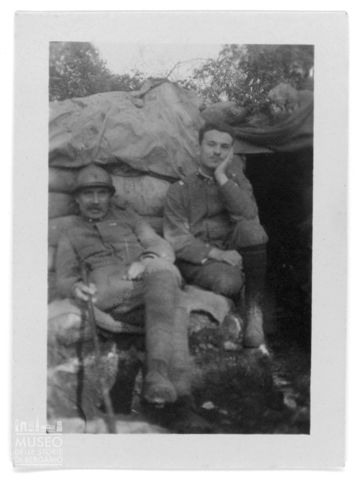 Due militari sul fronte carsico durante la Prima guerra mondiale