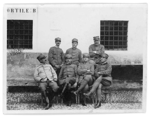 Ritratto di alcuni ufficiali della Prima guerra mondiale