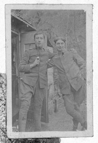 Ritratto di due militari al fronte