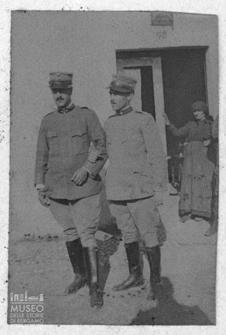 Ritratto di due militari della Prima guerra mondiale