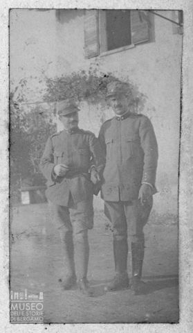 Ritratto di due militari della Prima guerra mondiale