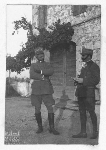 Ritratto di due ufficiali della Prima guerra mondiale