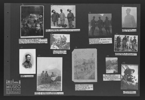 Ritratti di militari e bersaglieri tra il 1911 e il 1935