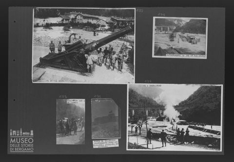 Militari e pezzi d'artiglieria