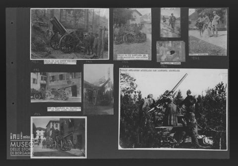 Militari e pezzi d'artiglieria