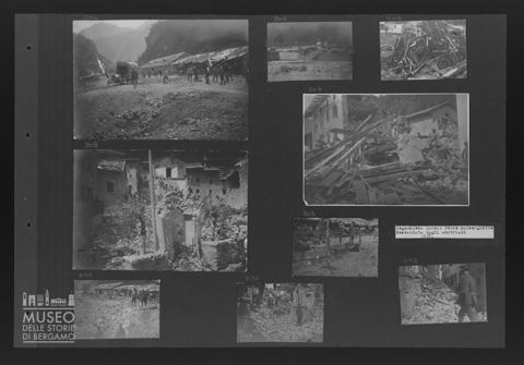 Dintorni di Dogna bombardati dagli austriaci
