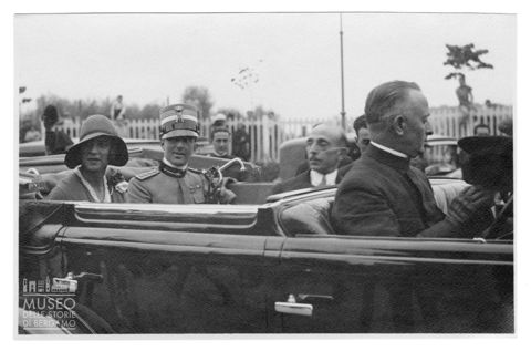 Visita a Bergamo dei principi di Piemonte per l'inaugurazione del nuovo ospedale