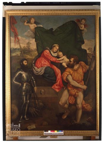 Riproduzioni di due dipinti dell'Accademia Tadini di Lovere